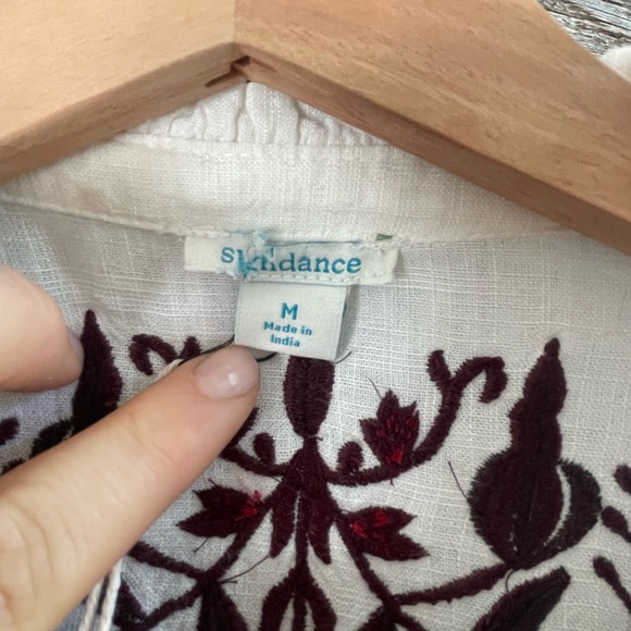 Sundance embroidered long sleeve maxi dress - Picture 5 of 8